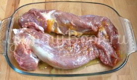 свинина с медом запеченная в маринаде