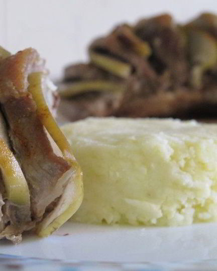 Рецепт свинины с яблоками