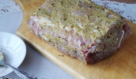 свинина в горчице