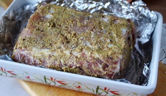 свинина в горчице