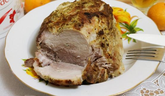 свинина в горчице