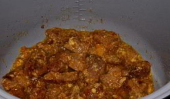 свинина в кисло-сладком соусе в мультиварке