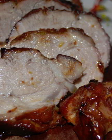 Рецепт свинины в медово-апельсиновой глазури