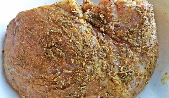 свинина в молоке