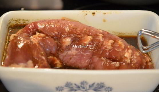 свинина в соевом маринаде