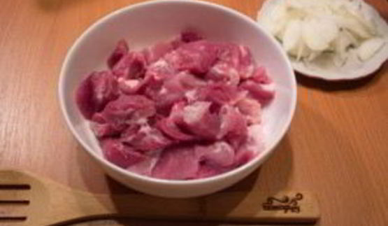 свинина в винном соусе