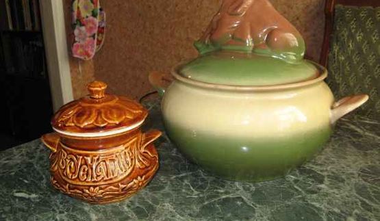 свинина, запеченная в горшочке, с овощами