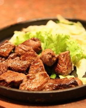 Свинина, жареная кусочками