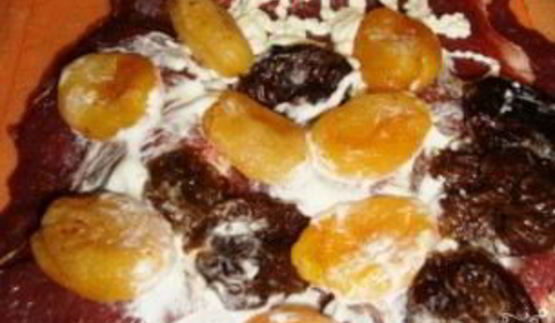 телятина с сухофруктами