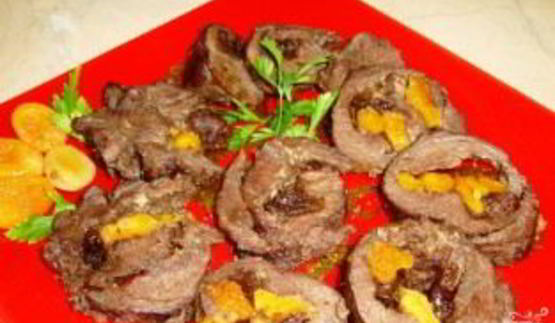 телятина с сухофруктами