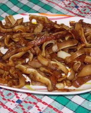 Уши свиные в духовке