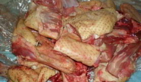 утка кусочками в духовке