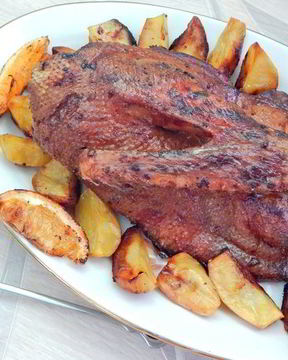 Утка в апельсиновом маринаде