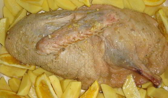 утка в апельсиновом маринаде