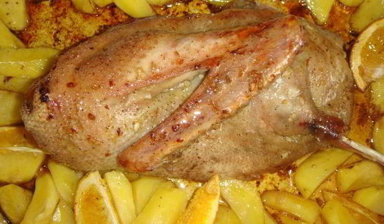 утка в апельсиновом маринаде