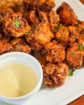 Жареные свиные ребрышки