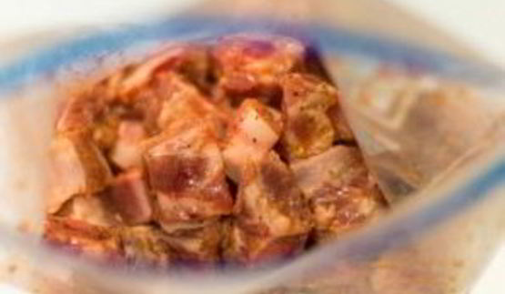 жареные свиные ребрышки