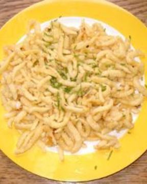 Немецкая домашняя лапша с сыром