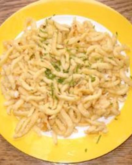 Рецепт немецкой домашней лапши с сыром