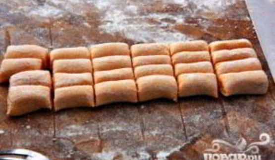 ньокки из сладкого картофеля с сырным соусом