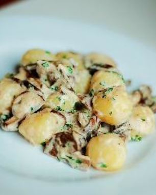 Ньокки с грибами в сливочном соусе