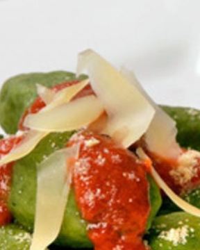 Ньокки со шпинатом