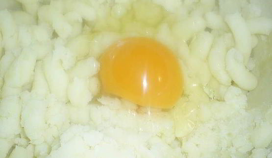 ньокки, тушенные в сливочно-грибном соусе