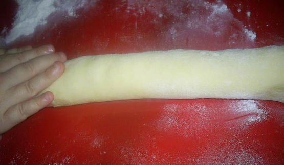 ньокки, тушенные в сливочно-грибном соусе