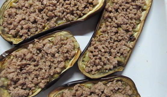 баклажаны фаршированные мясом и овощами