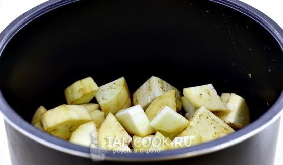 баклажаны, тушенные в мультиварке-скороварке