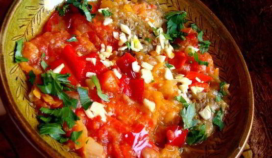 баклажаны в горшочке