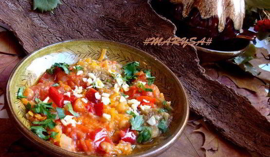 баклажаны в горшочке