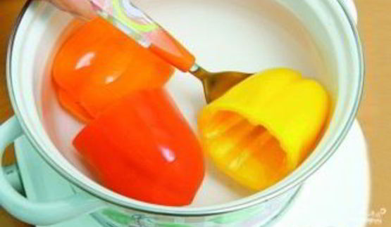 болгарский перец, фаршированный овощами