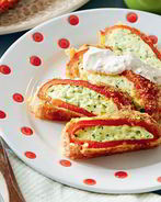 Чушки бюрек, фаршированный сладкий перец