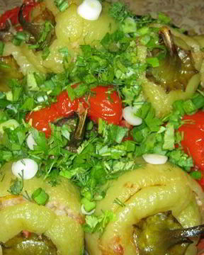 Фаршированный болгарский перец в духовке