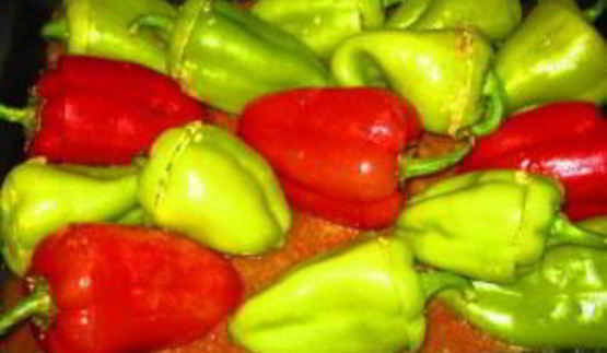 фаршированный болгарский перец в духовке