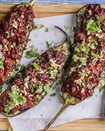 Фаршированные баклажаны в грузинском стиле