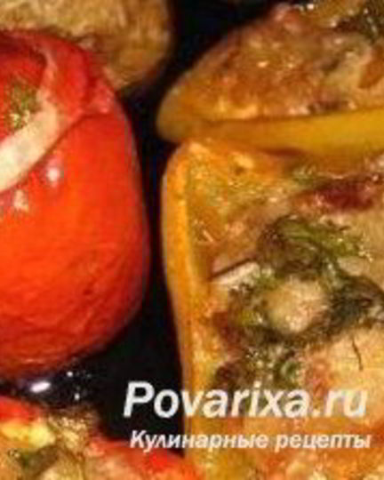 Рецепт фаршированных запеченных овощей