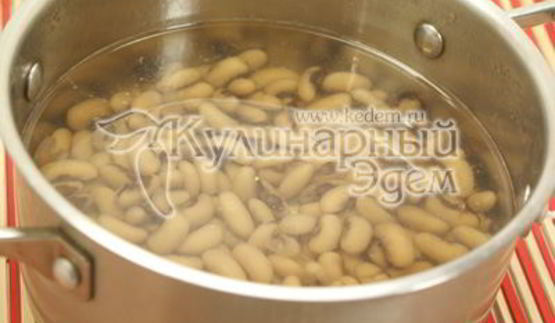 фасоль с овощами