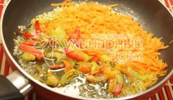 фасоль с овощами