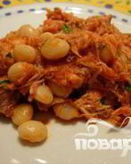 Фасоль с помидорами