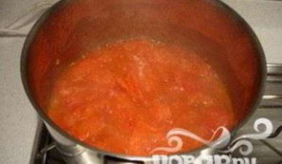 фасоль с помидорами