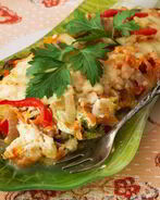 Гратен из пекинской капусты