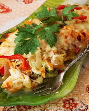 Гратен из пекинской капусты