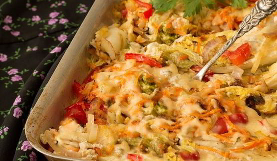 гратен из пекинской капусты