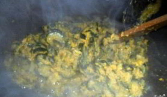 кабачки с яйцом