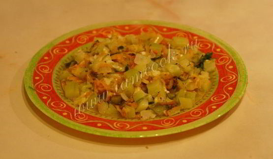 кабачки тушеные с овощами