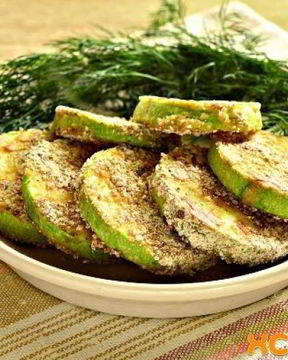 Кабачки в панировке