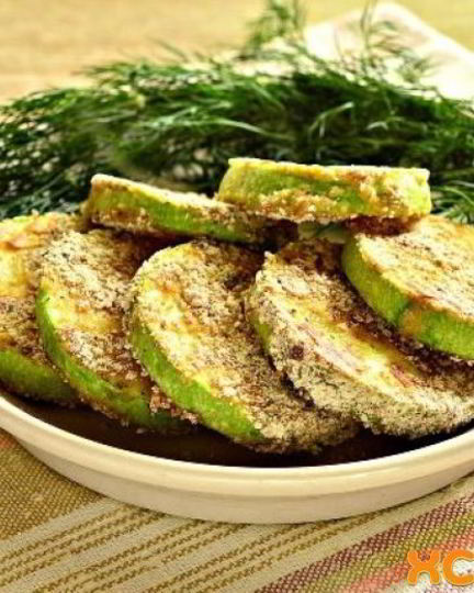 Рецепт кабачков в панировке