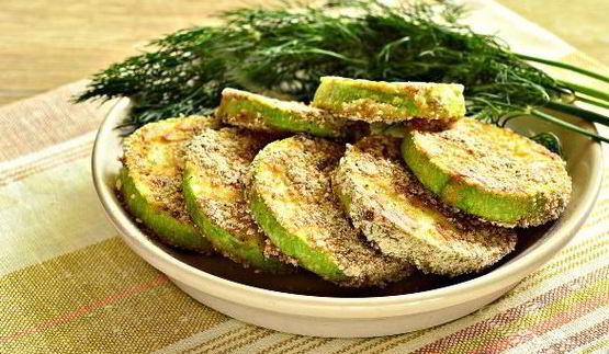 кабачки в панировке